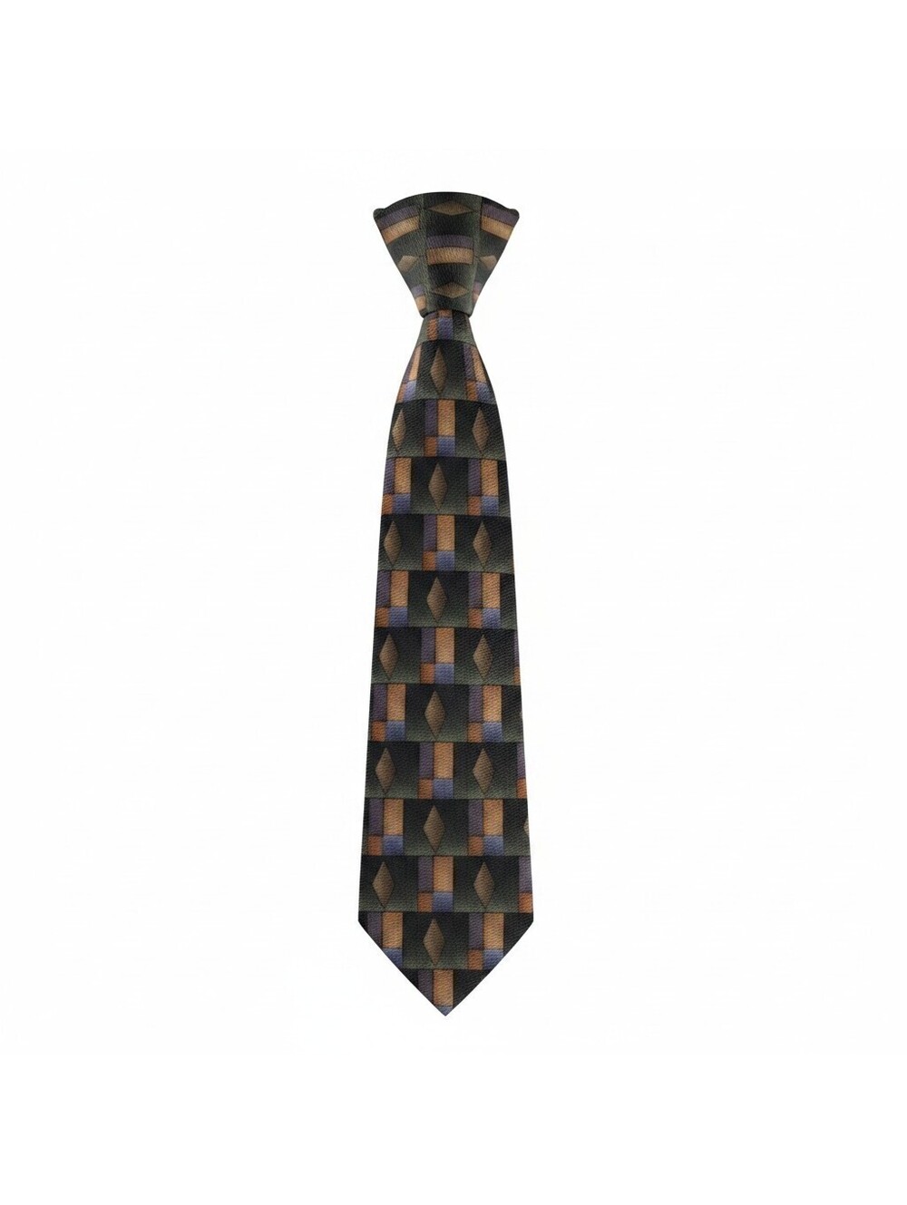 Cocktail Collection Tequila Men's Necktie Tie Silk Brown Green Gray Made USA 58"